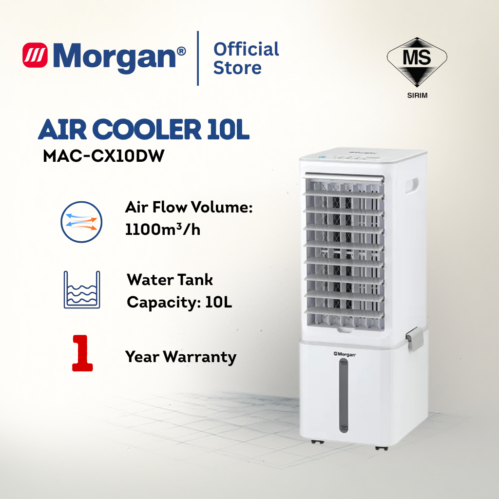 Morgan 3 In 1 Portable Air Cooler (10L) MAC-CX10DW