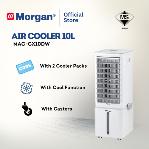 Morgan 3 In 1 Portable Air Cooler (10L) MAC-CX10DW