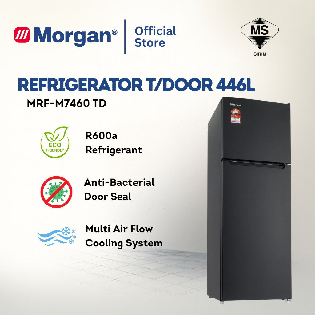 Morgan Two Door Refrigerator (446L) MRF-M7460 TD