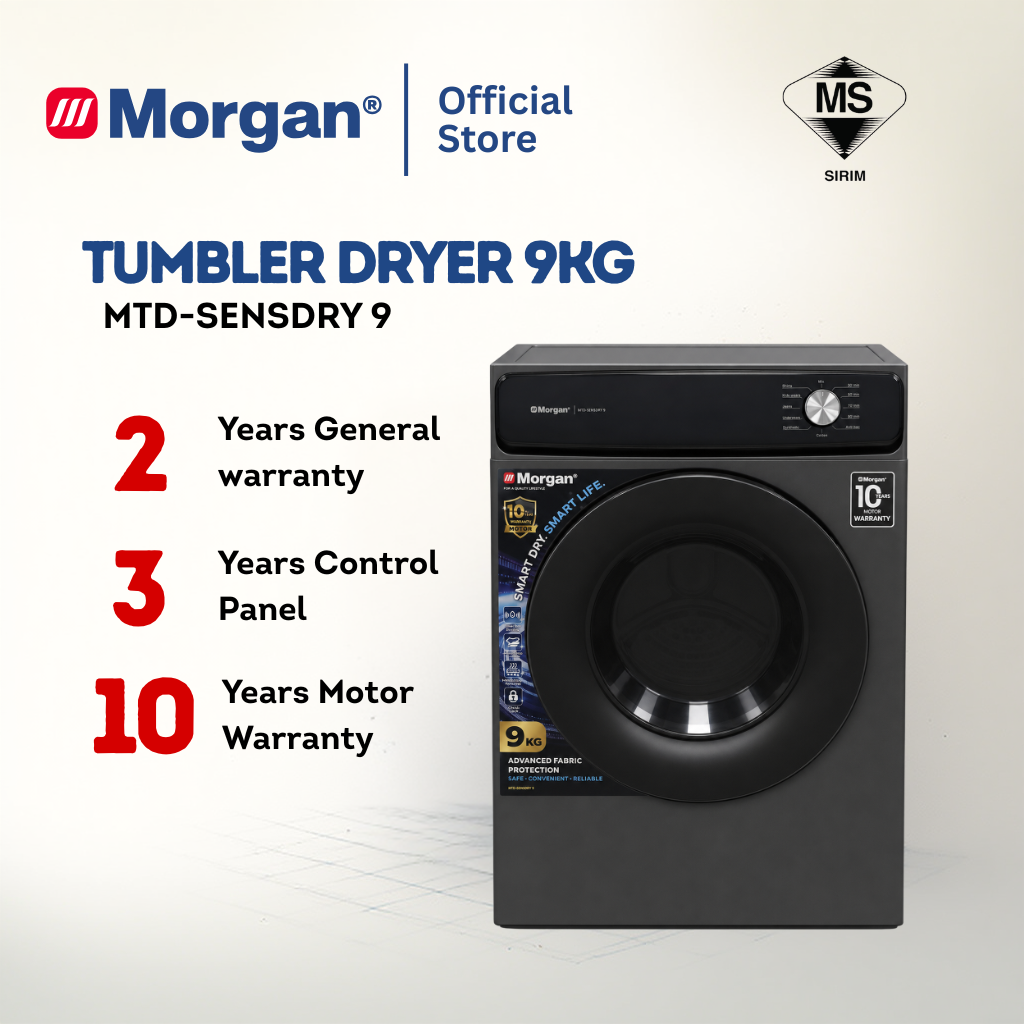TUMBLER DRYER 9KG MTD-SENSDRY 9