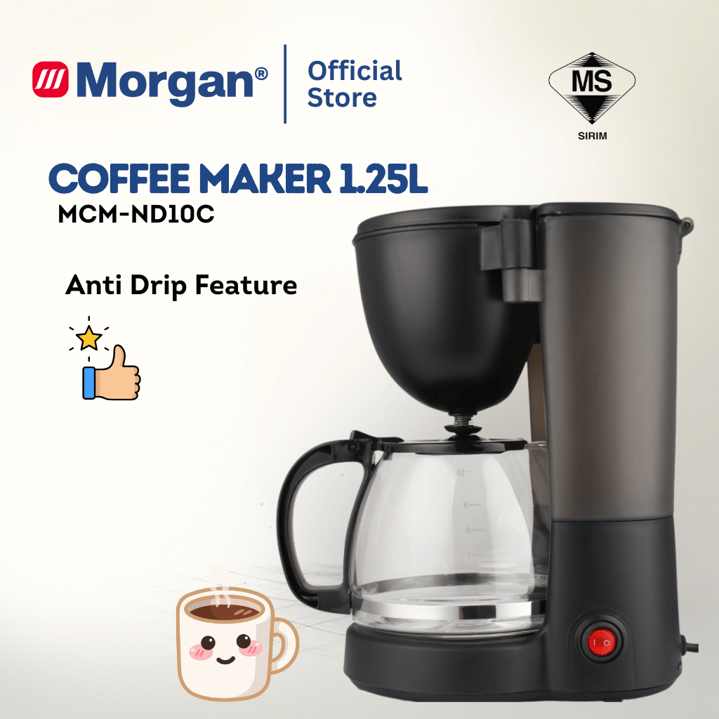 Morgan Coffee Maker With Keep Warm Function (1.25L) MCM-ND10C
