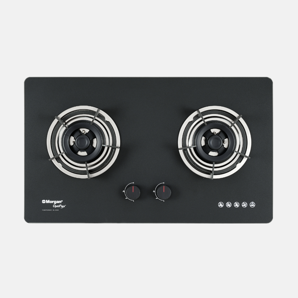 Built-In Hob Glass 2 Burner 5.8KW MBH-SD620 OPTIFLEX