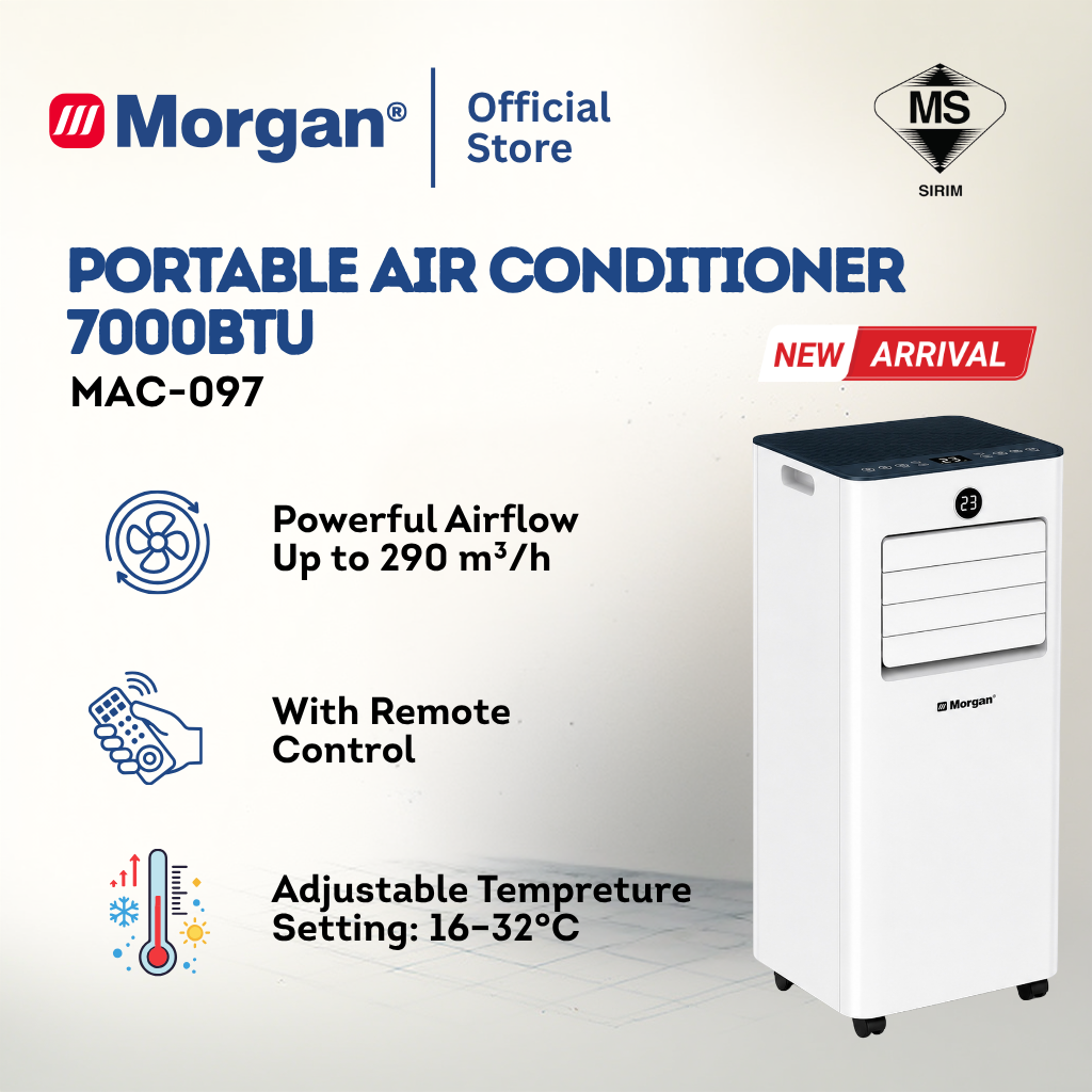 Morgan Portable Air Conditioner MAC-097 | MAC-099 | MAC-0912