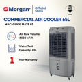 Morgan MAC-COOL MATE 65 Portable Commercial Air Cooler 65L with Silver Ion Filtration System