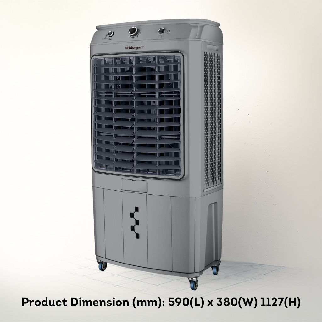 Morgan MAC-COOL MATE 65 Portable Commercial Air Cooler 65L with Silver Ion Filtration System