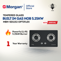 Built-In Hob Glass 2 Burner 5.25KW MBH-SD1152 OPTIFLEX