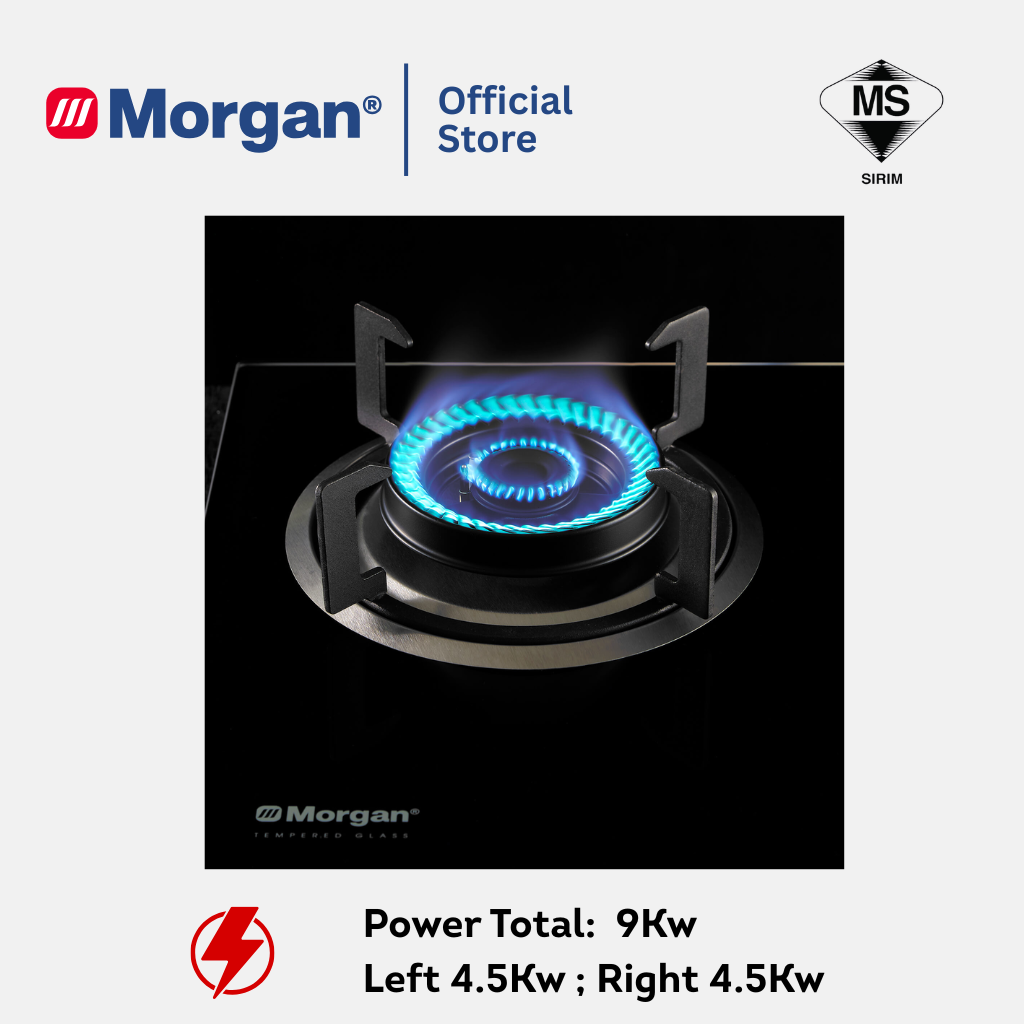 Morgan Built-In Hob Glass 2 Gas Burner MBH-SD2112