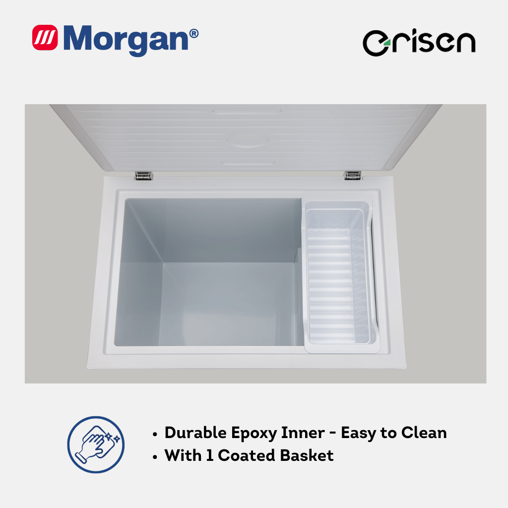 Morgan Chest Freezer (207L) MCF-EVEREST-220 | 4 STAR | BLACK COLOUR
