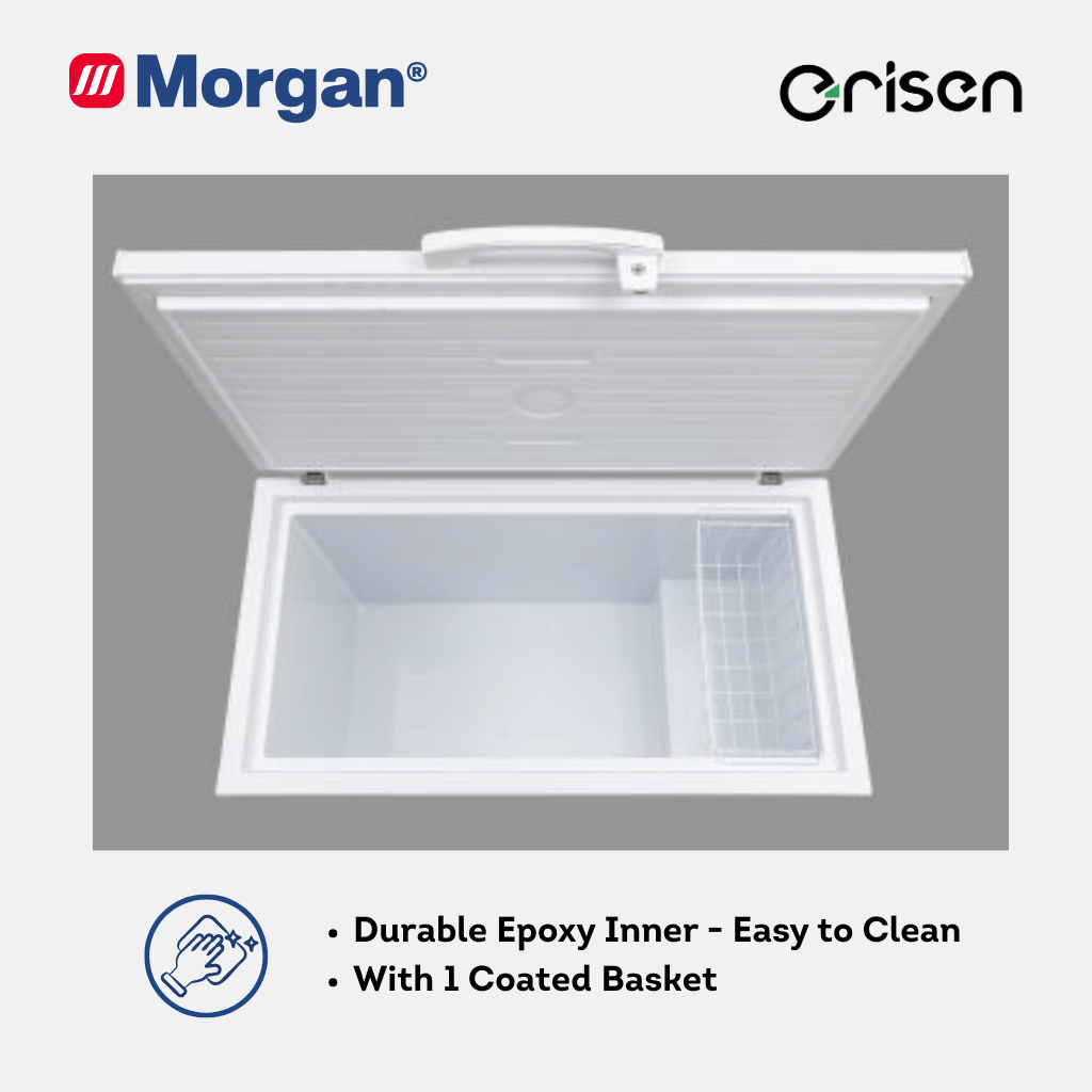 Morgan Chest Freezer (308L) MCF-EVEREST 230 | 4 STAR | BLACK COLOUR