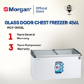 Morgan Sliding Glass Door Chest Freezer (456L) MCF-G456L