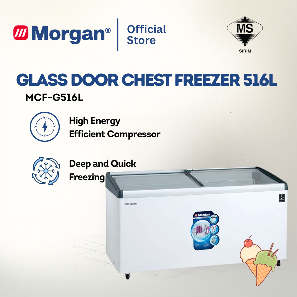 Morgan Chest Freezer (516L) MCF-G516L