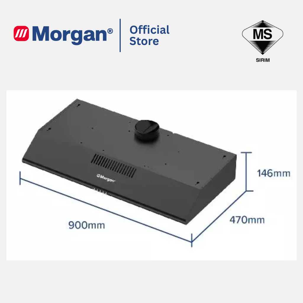 Morgan Black Slim Hood MCH-ND390(BK)