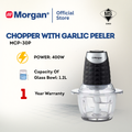 Morgan MCP-30P Multifunctional Food Processor with Free Garlic Peeler