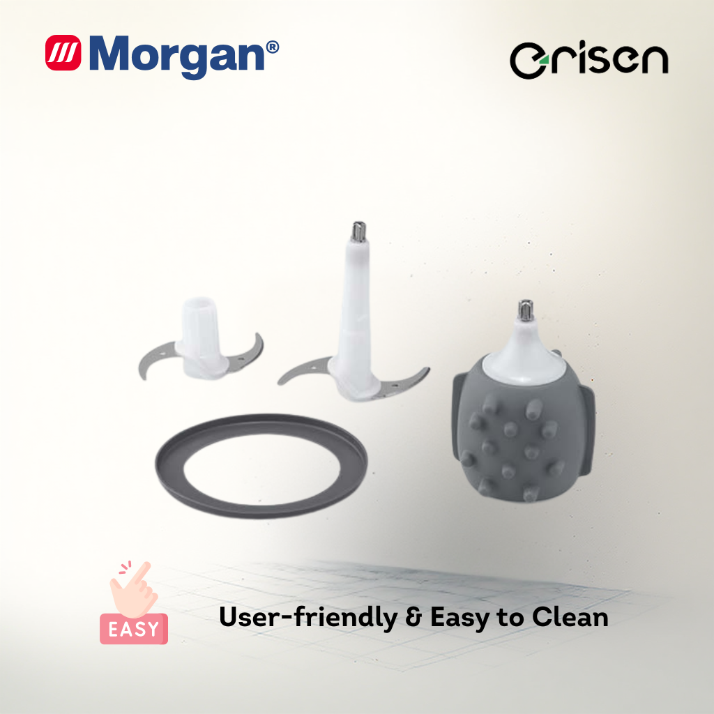 Morgan MCP-30P Multifunctional Food Processor with Free Garlic Peeler