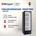 Morgan Chiller Showcase Door Display Fridge (240L) MCS-299