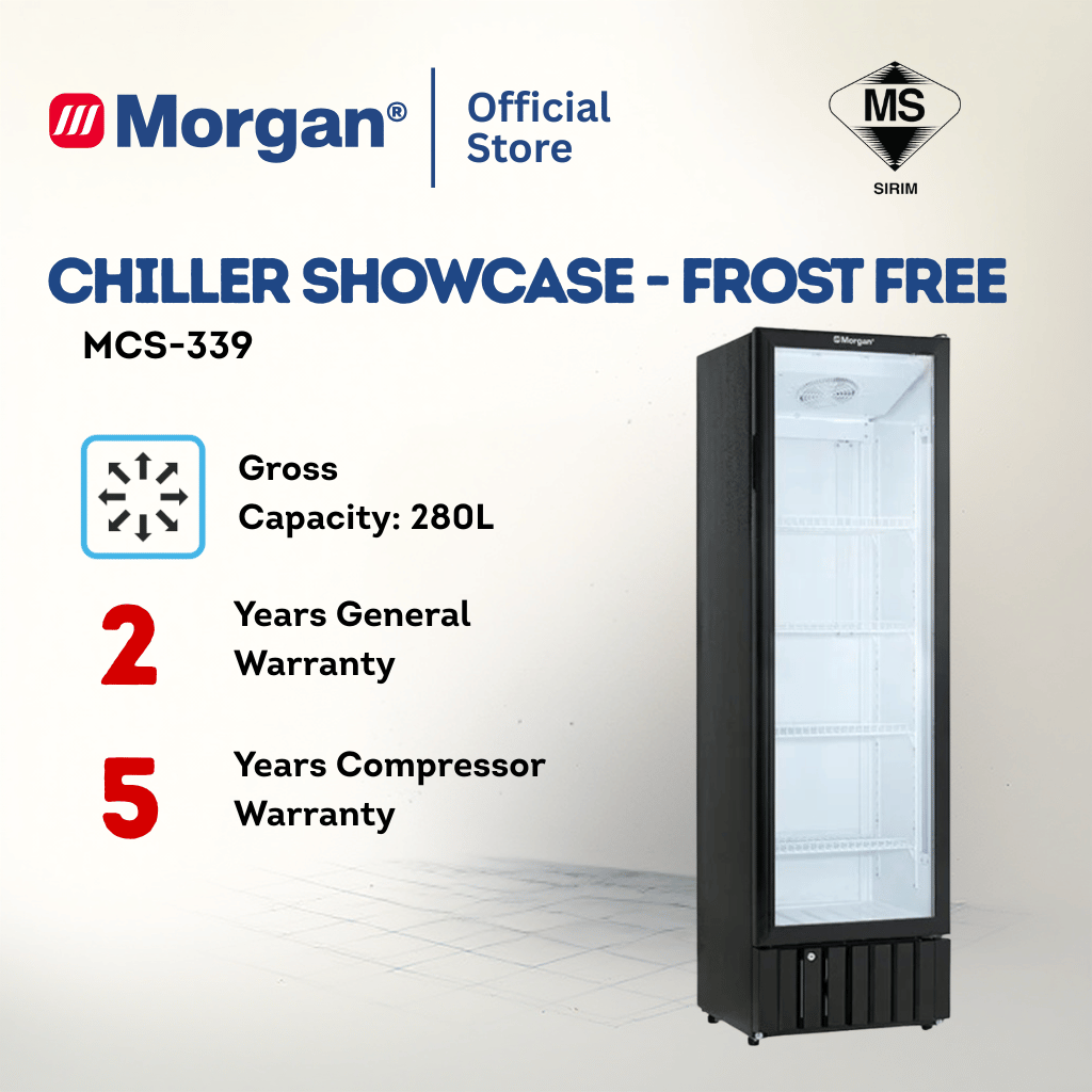 Morgan Frost Free Chiller Showcase (280L) MCS-339