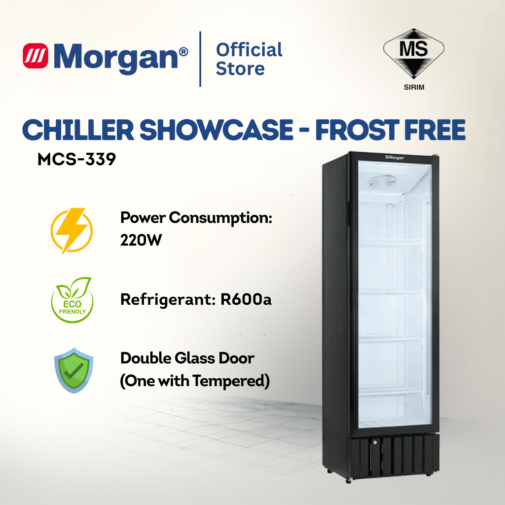 Morgan Frost Free Chiller Showcase (280L) MCS-339