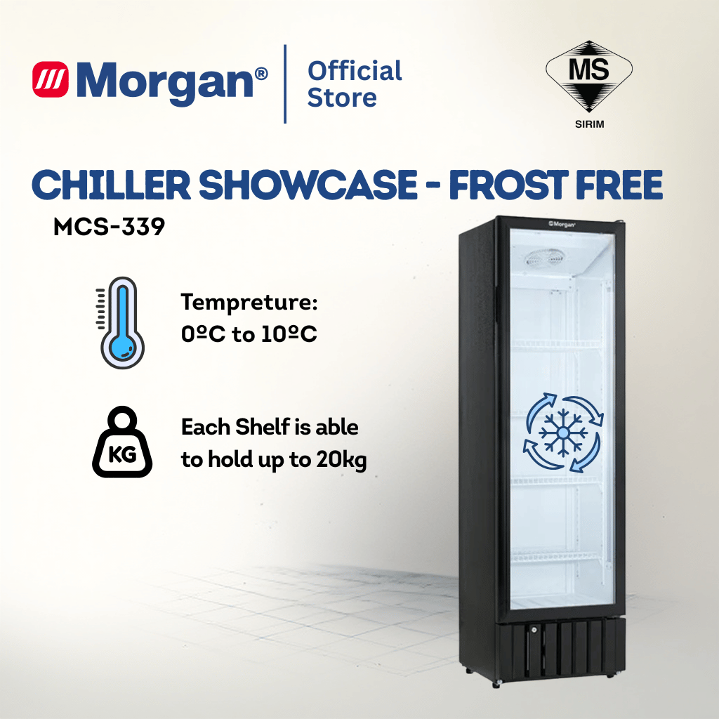 Morgan Frost Free Chiller Showcase (280L) MCS-339