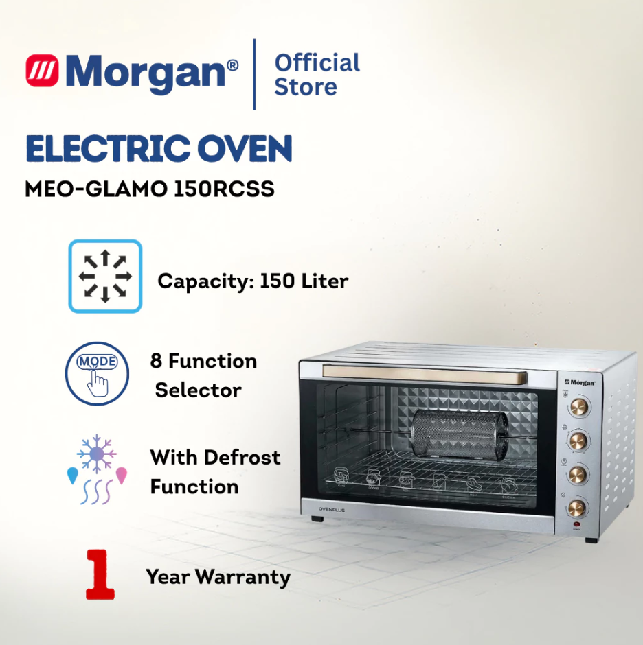 Morgan Multifunctional Electric Oven with Independent Temp Control Function (150L) MEO-GLAMO 150RCSS