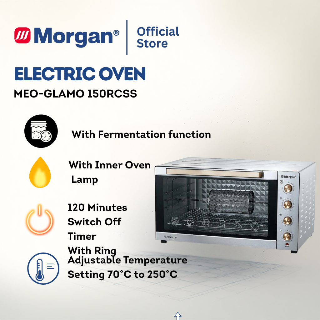 Morgan Multifunctional Electric Oven with Independent Temp Control Function (150L) MEO-GLAMO 150RCSS