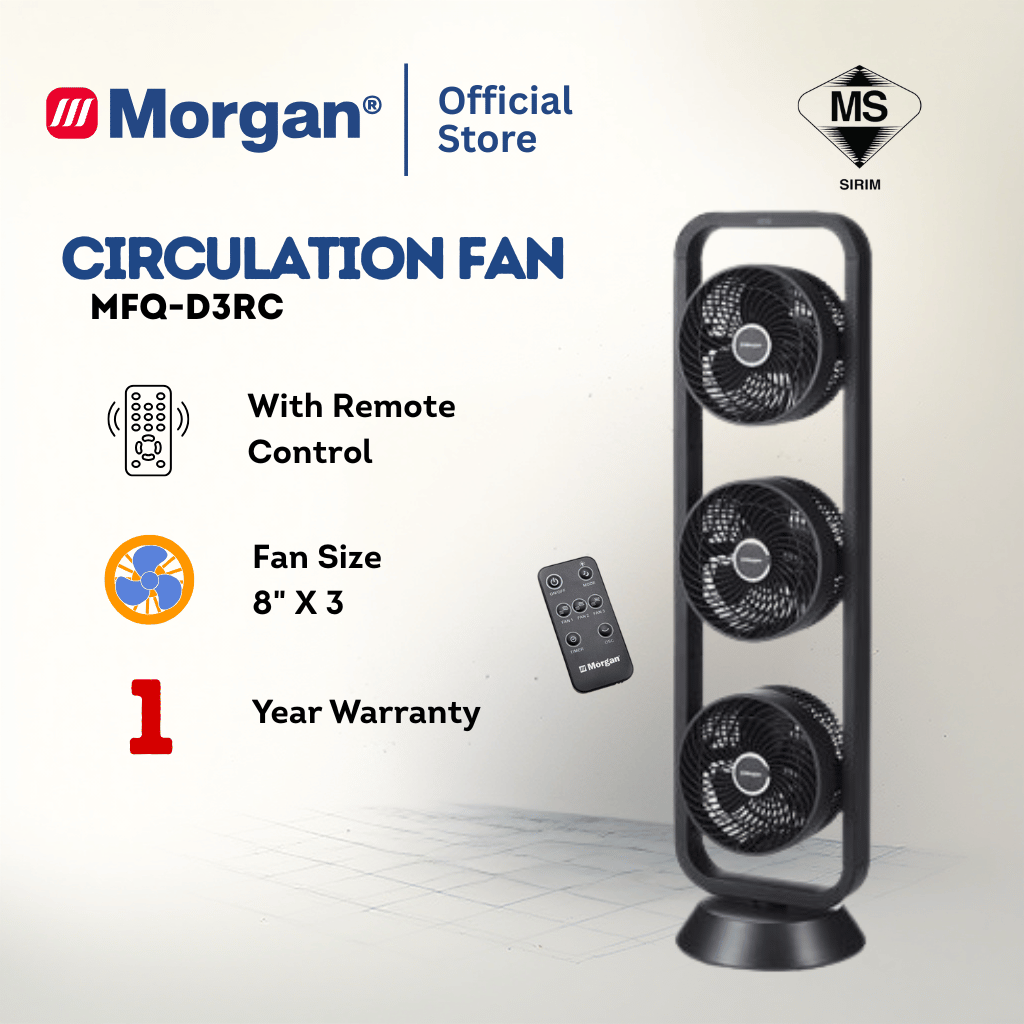 Morgan Air Circulation Fan MFQ-D3RC