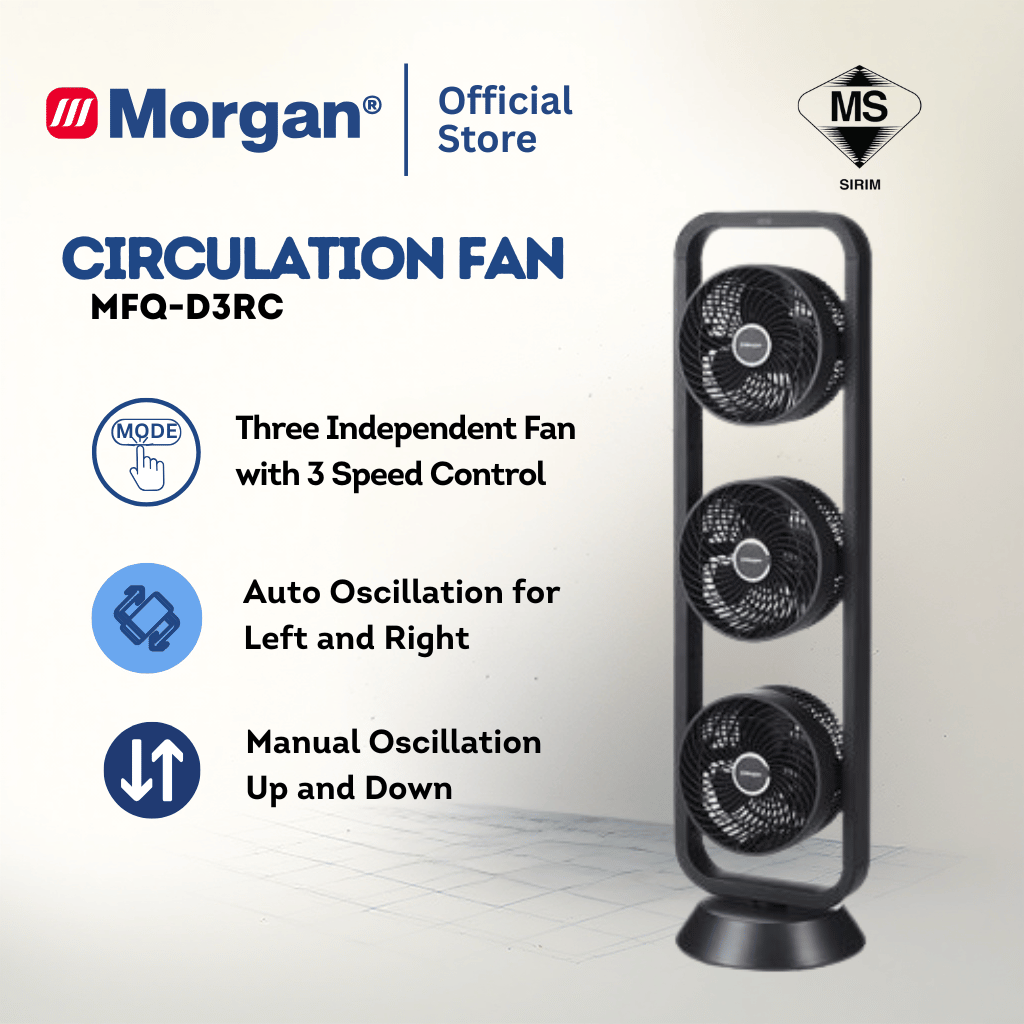 Morgan Air Circulation Fan MFQ-D3RC