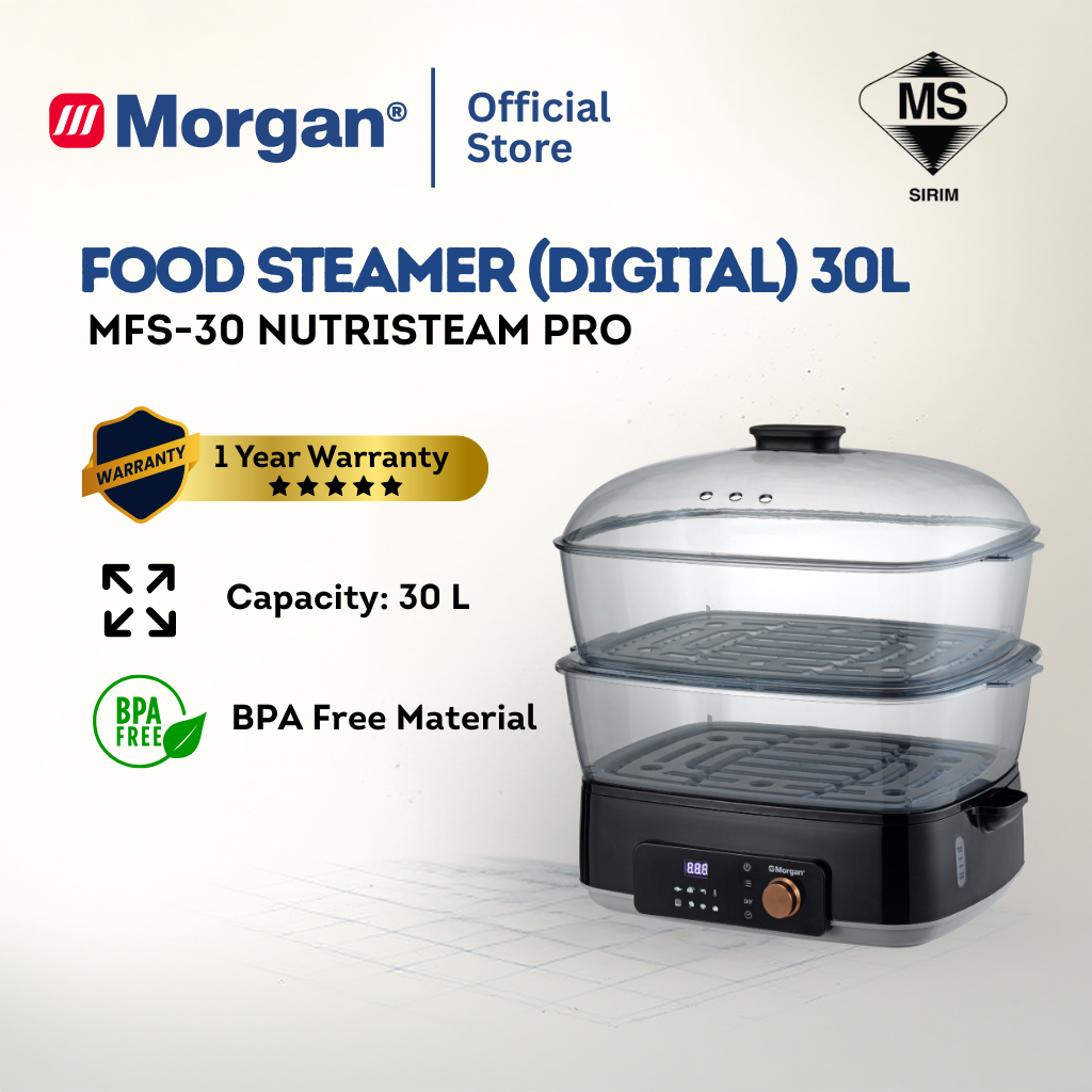 Morgan Food Steamer NUTRISTEAM PRO (30L) MFS-30
