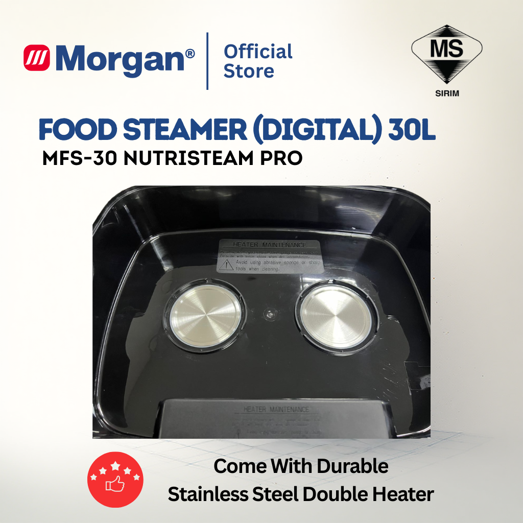 Morgan Food Steamer NUTRISTEAM PRO (30L) MFS-30