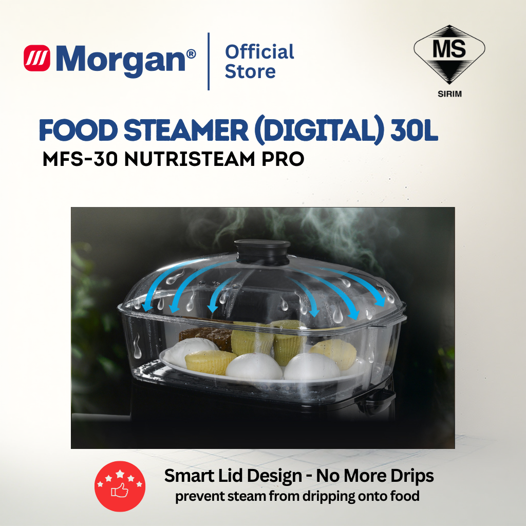 Morgan Food Steamer NUTRISTEAM PRO (30L) MFS-30