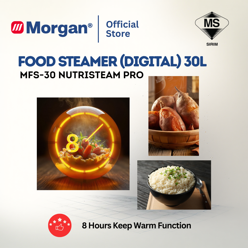 Morgan Food Steamer NUTRISTEAM PRO (30L) MFS-30