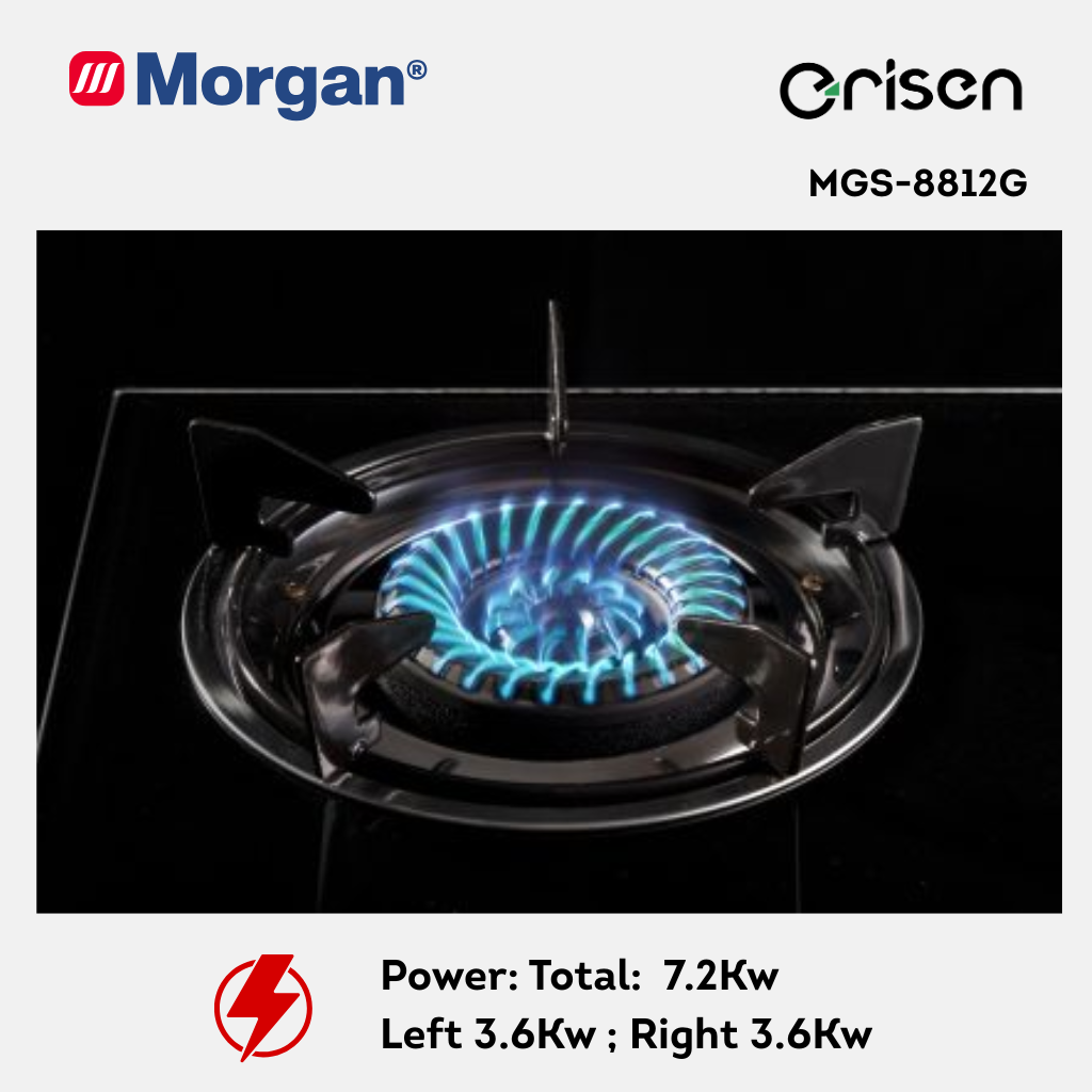 Morgan Gas Stove (115mm x 115mm) MGS-8812G