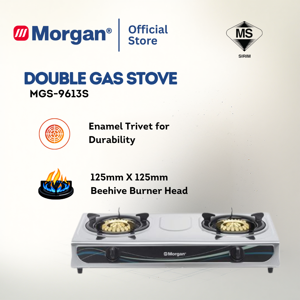 Morgan Gas Stove (125mm x 125mm) MGS-9613S