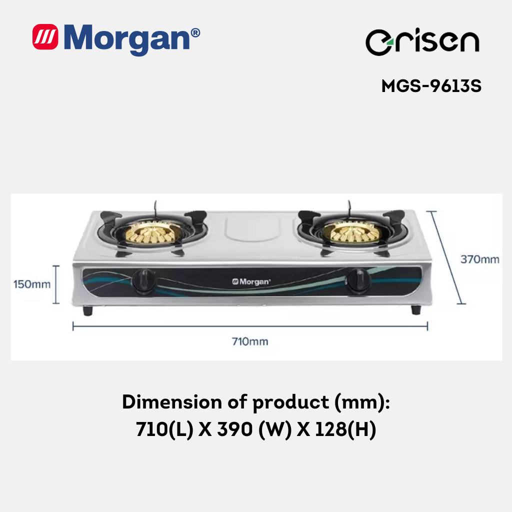 Morgan Gas Stove (125mm x 125mm) MGS-9613S