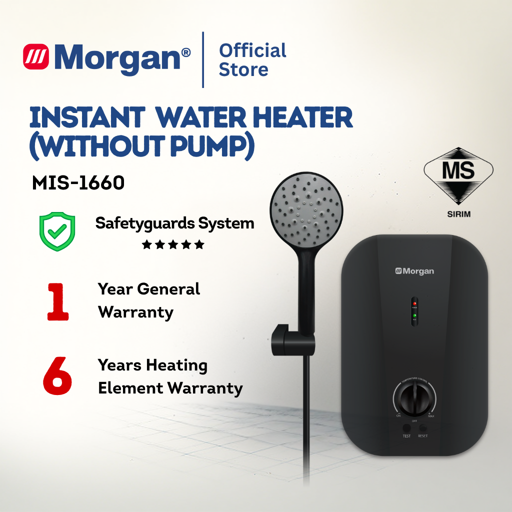 Morgan Instant Water Heater MIS-1660