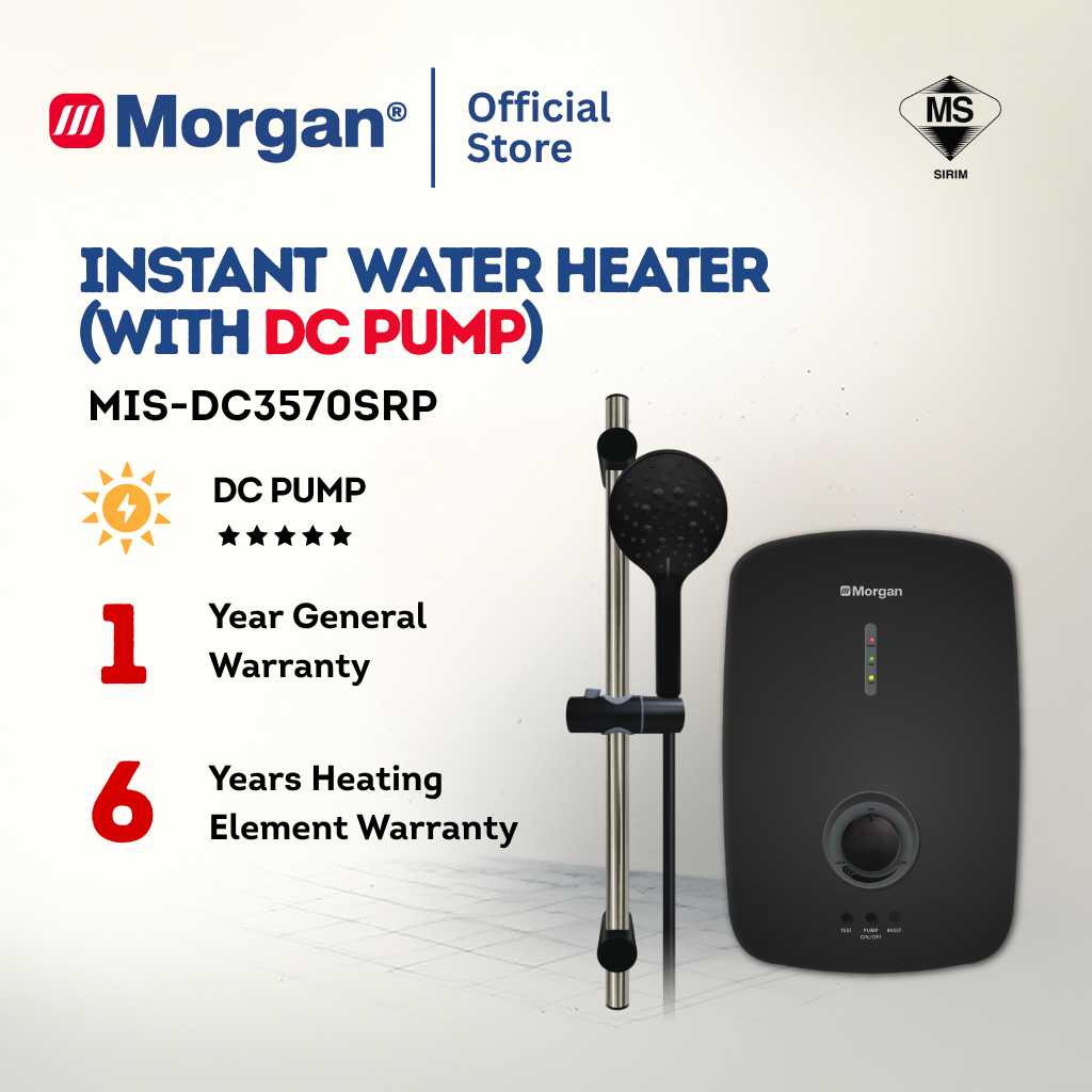Morgan Instant Water Heater DC PUMP MIS-DC3570 SRP