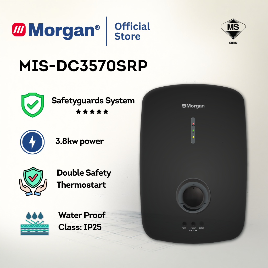Morgan Instant Water Heater DC PUMP MIS-DC3570 SRP