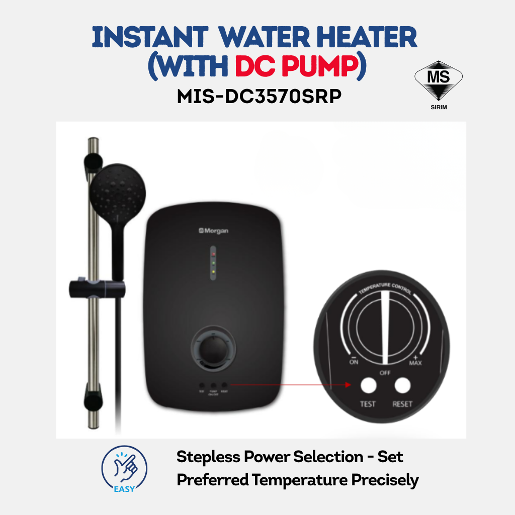 Morgan Instant Water Heater DC PUMP MIS-DC3570 SRP