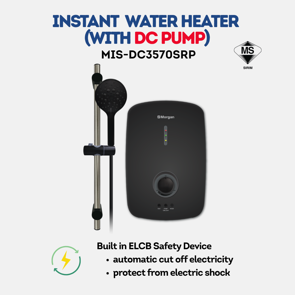Morgan Instant Water Heater DC PUMP MIS-DC3570 SRP