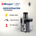 Morgan 2-Speed Juice Extractor with Stainless Steel Filter (1L) MJE-SD400W