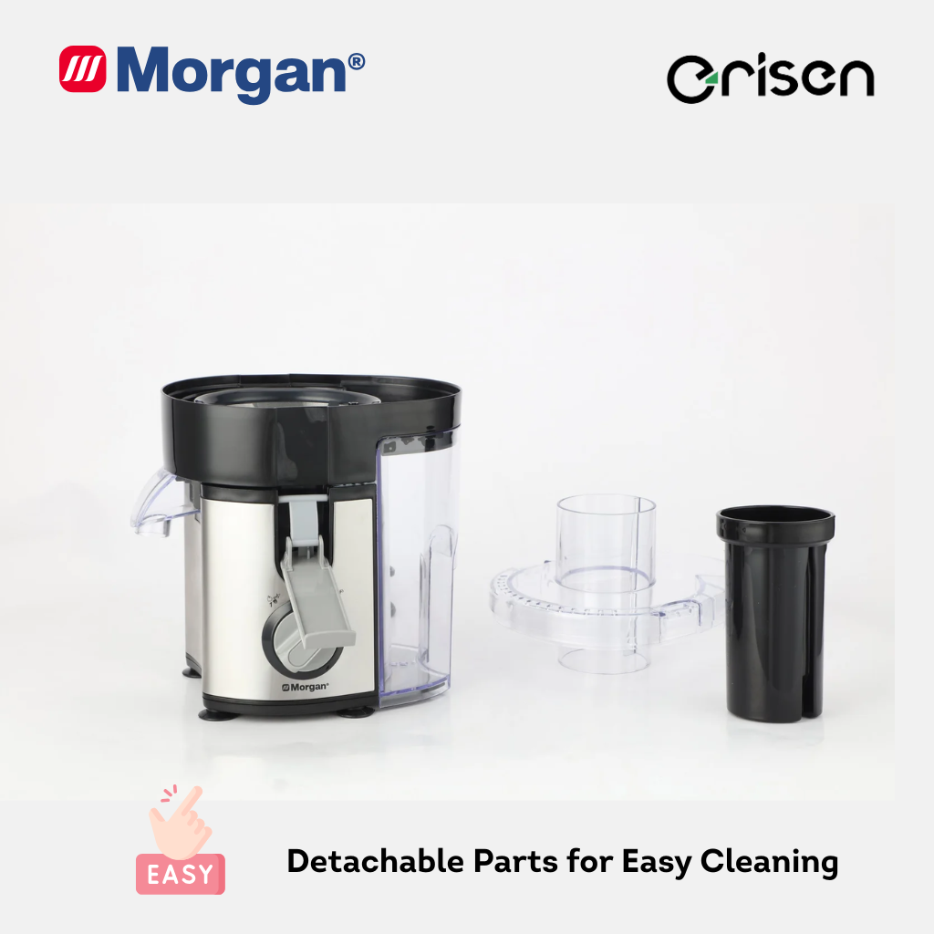 Morgan 2-Speed Juice Extractor with Stainless Steel Filter (1L) MJE-SD400W