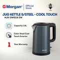 Morgan Double Wall Stainless Steel Jug Kettle (1.8L) MJK-DW8218