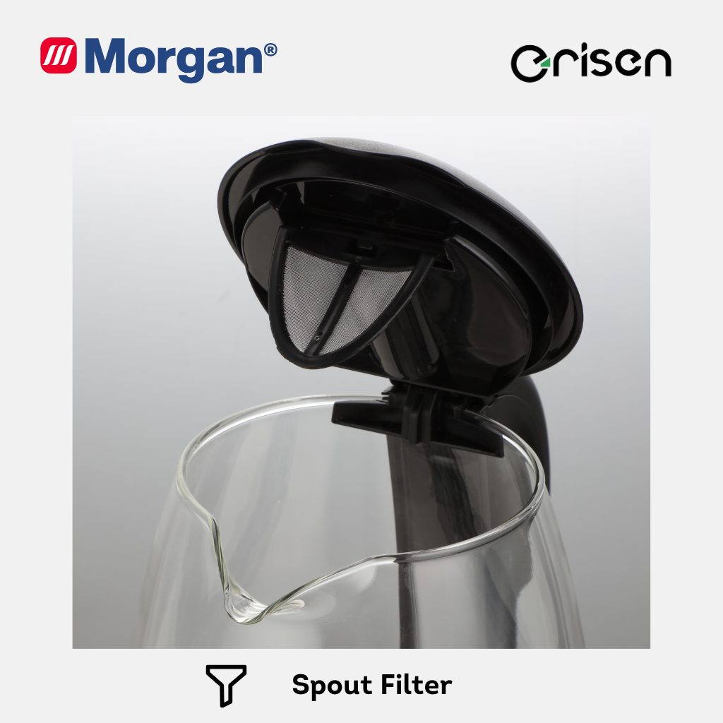 Morgan Thick Glass Jug Kettle (1.7L ) MJK-G1117