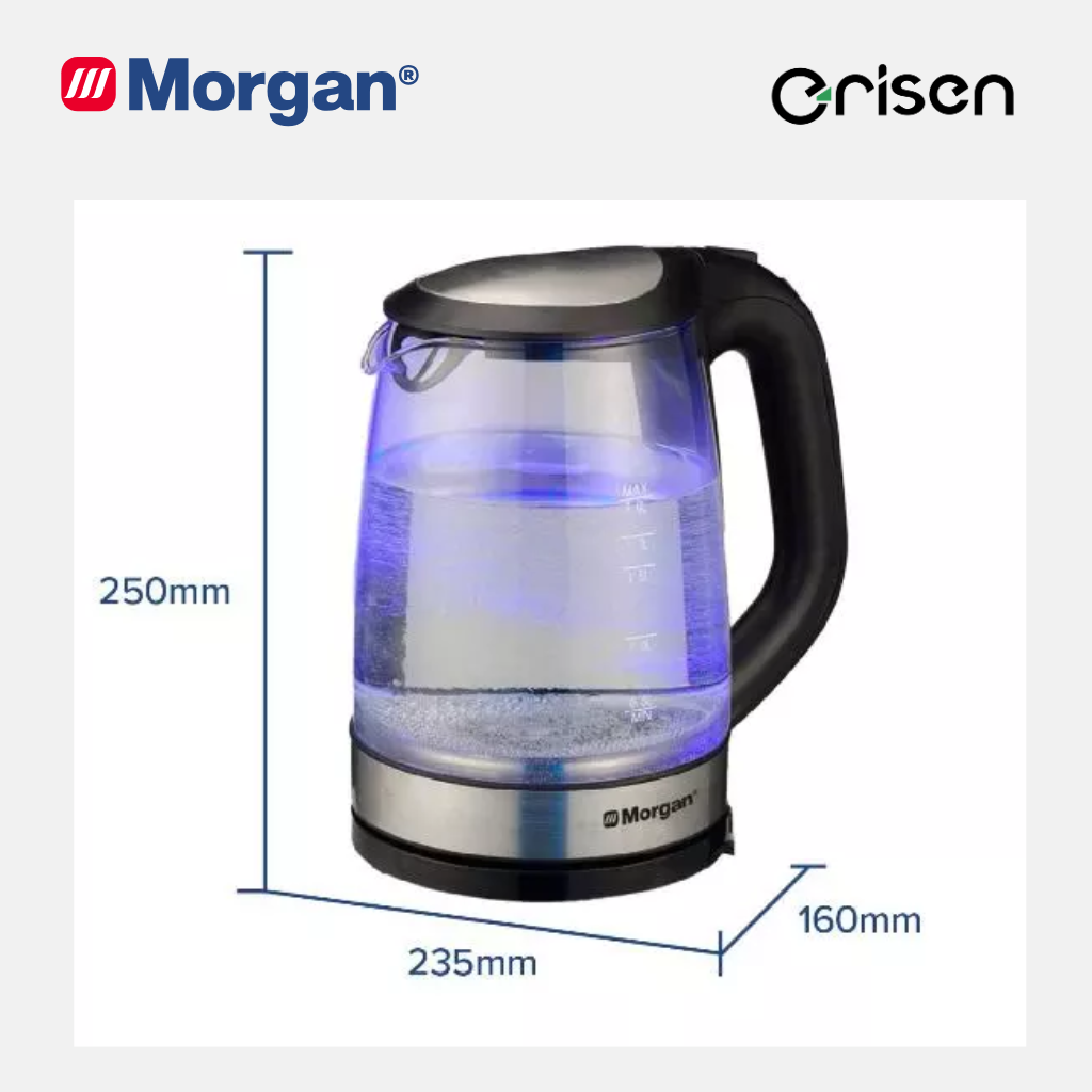 Morgan Electric Glass Jug Kettle (2L) MJK-G1120