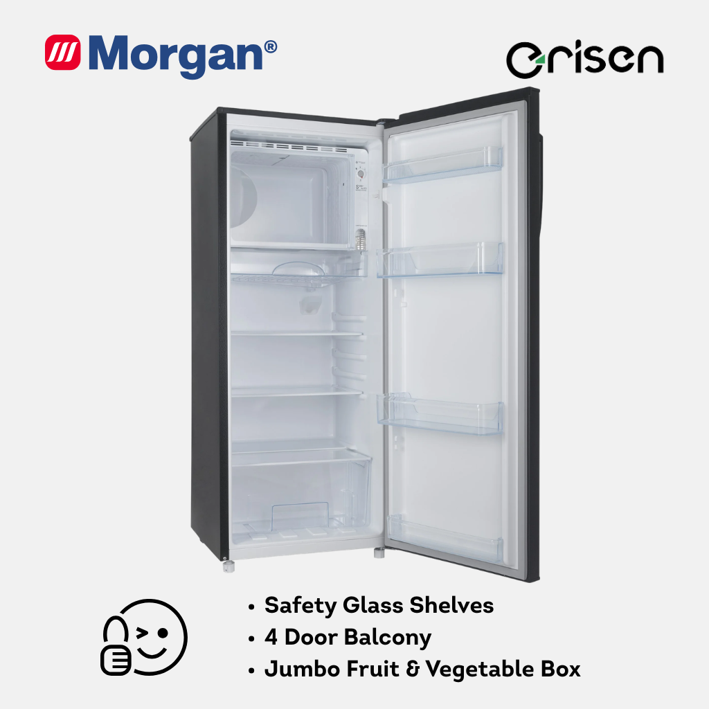 Morgan Refrigerator Single Door (191L) MRF-M7201 SD