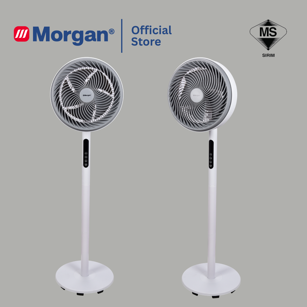 Morgan Turbo Air Circulation Stand Fan with Remote (12") MSF-9R AEROFLOW | NEW ARRIVAL