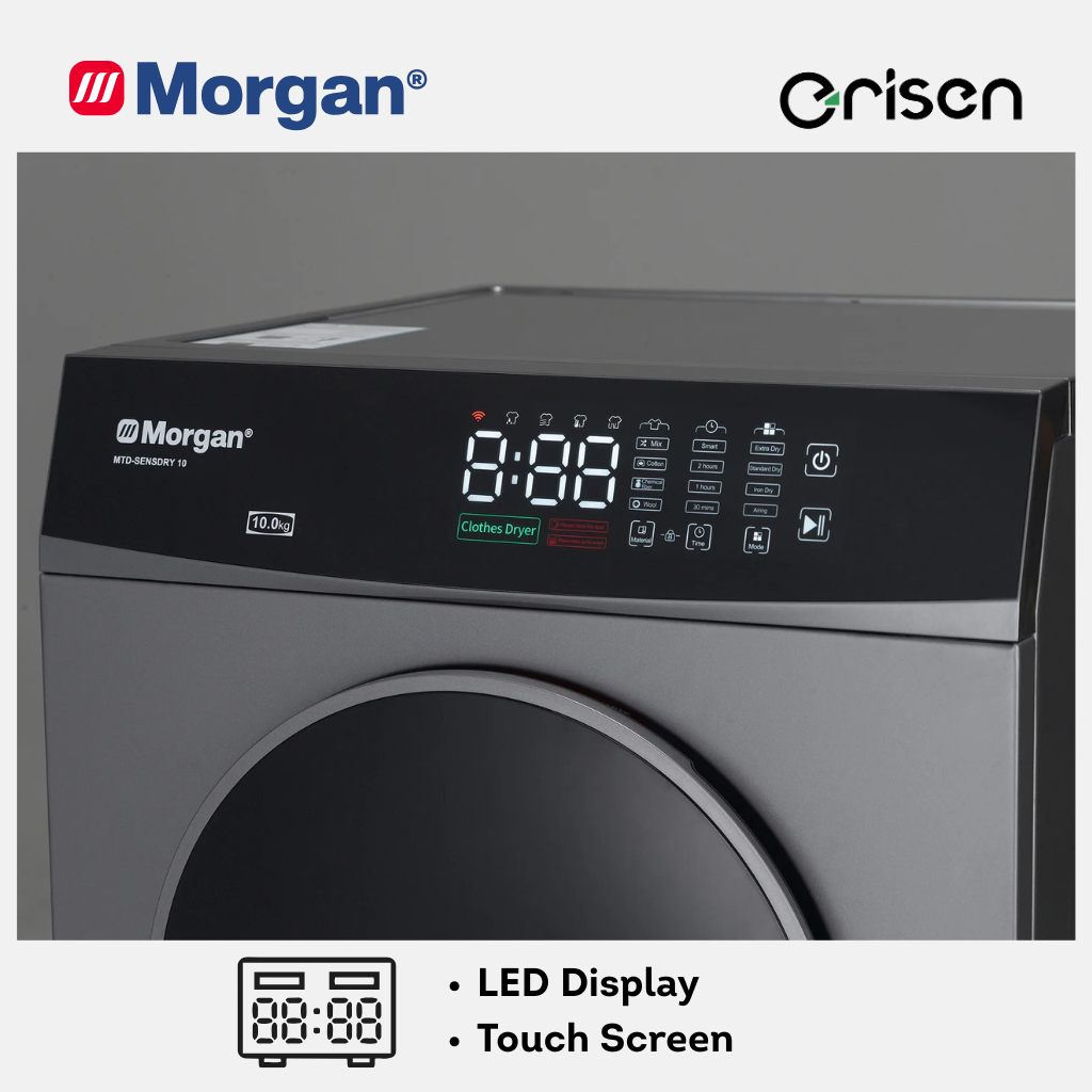 Morgan Clothes Dryer (10kg) MTD-SENSDRY 10