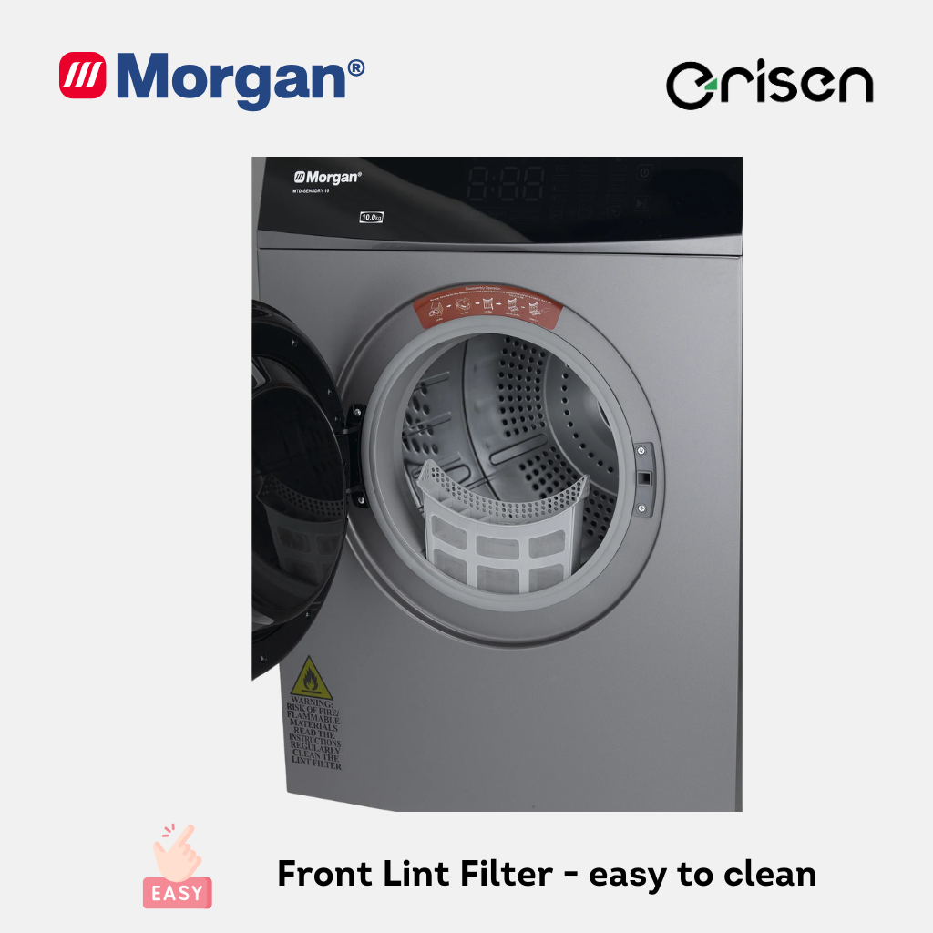 Morgan Clothes Dryer (10kg) MTD-SENSDRY 10