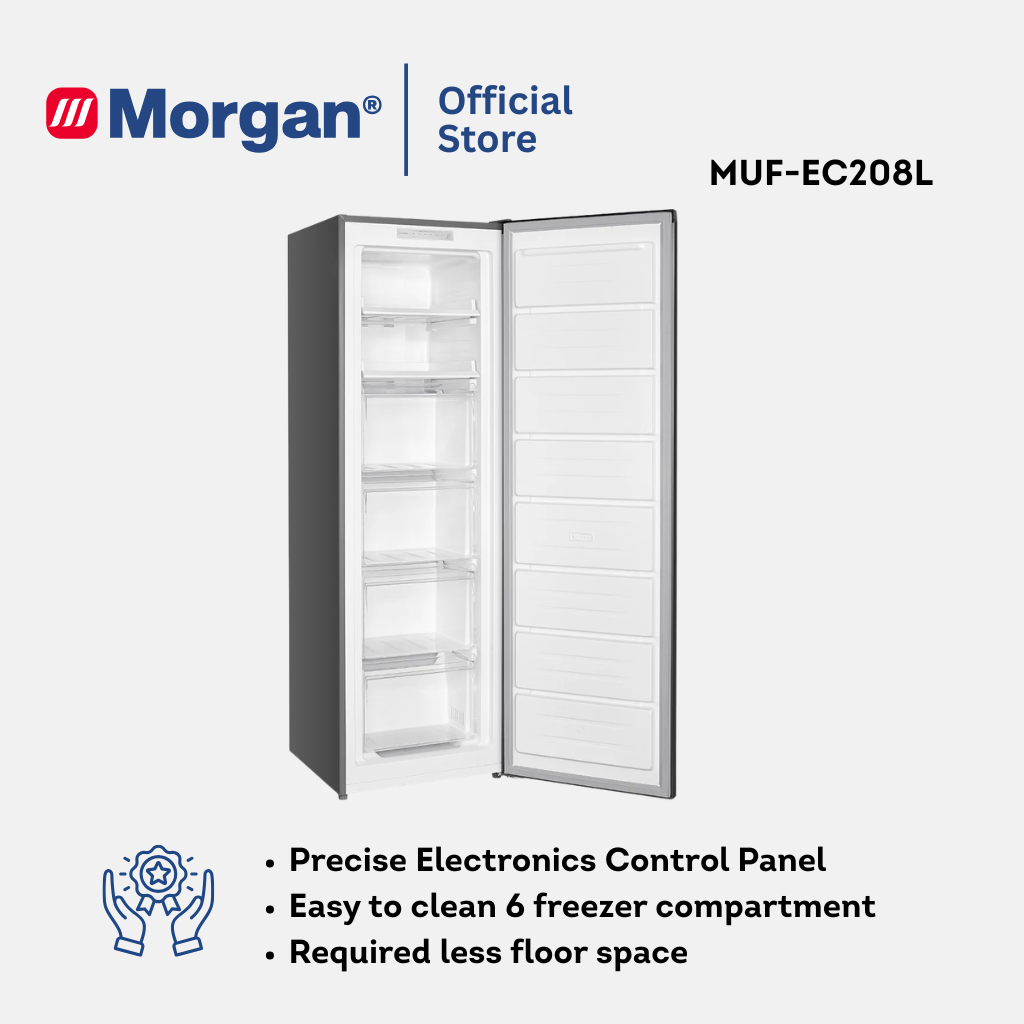 Morgan Upright Freezer (204L) MUF-EC208L