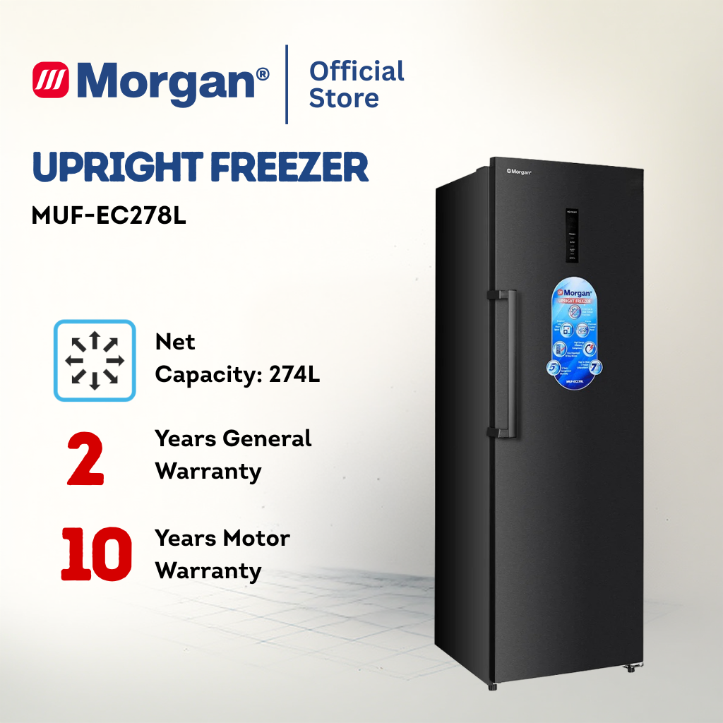 Morgan Upright Freezer (272L) MUF-EC278L