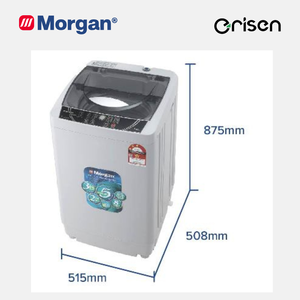 Morgan Fully Auto Washing Machine (7kg) MWM-7 ZIRCON